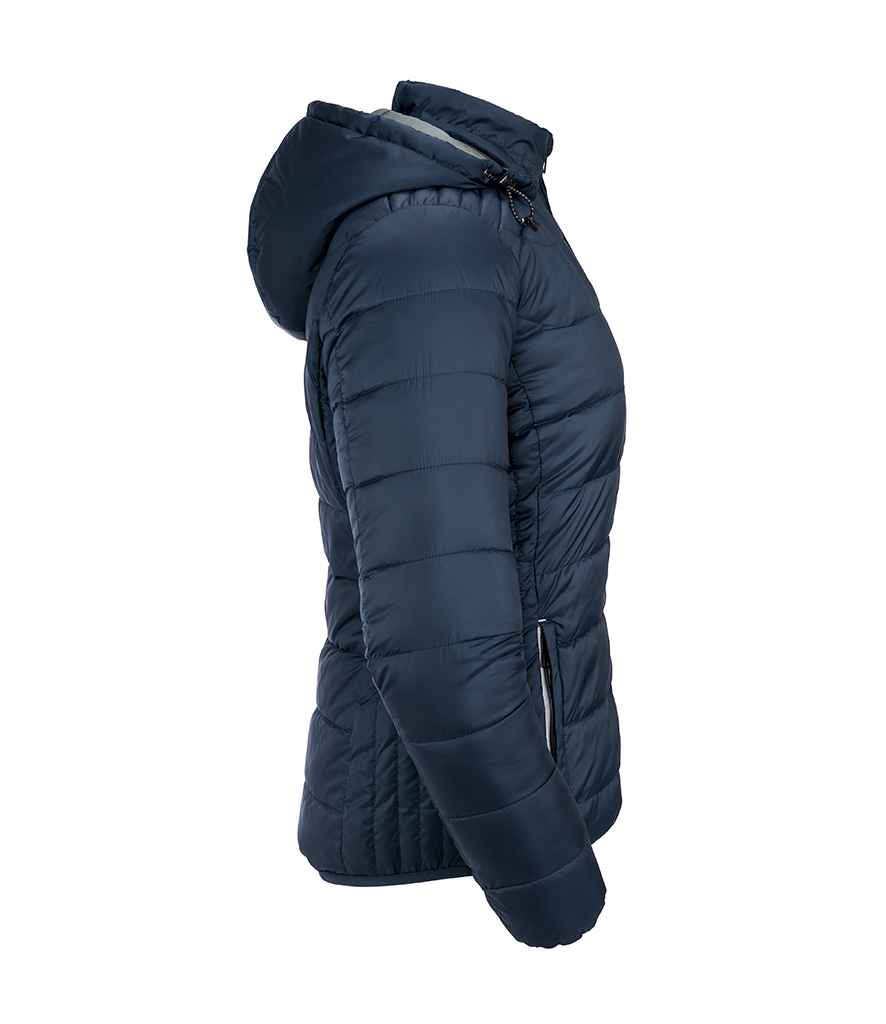 Russell Ladies Hooded Nano Padded Jacket - Image 4