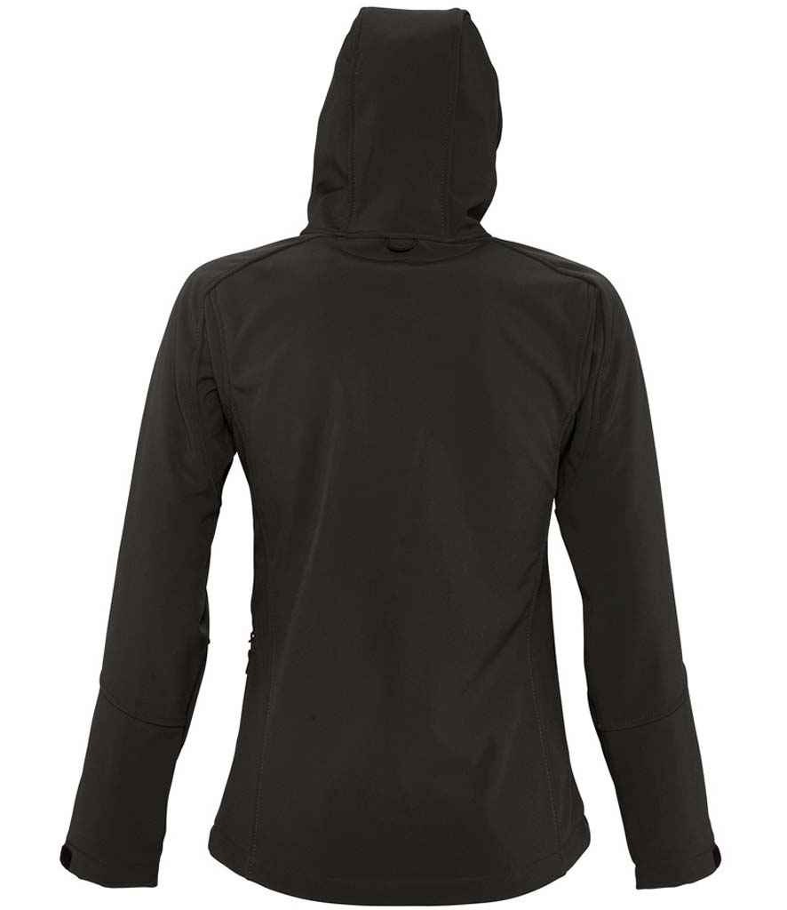SOL'S Ladies Replay Hooded Soft Shell Jacket - Image 3