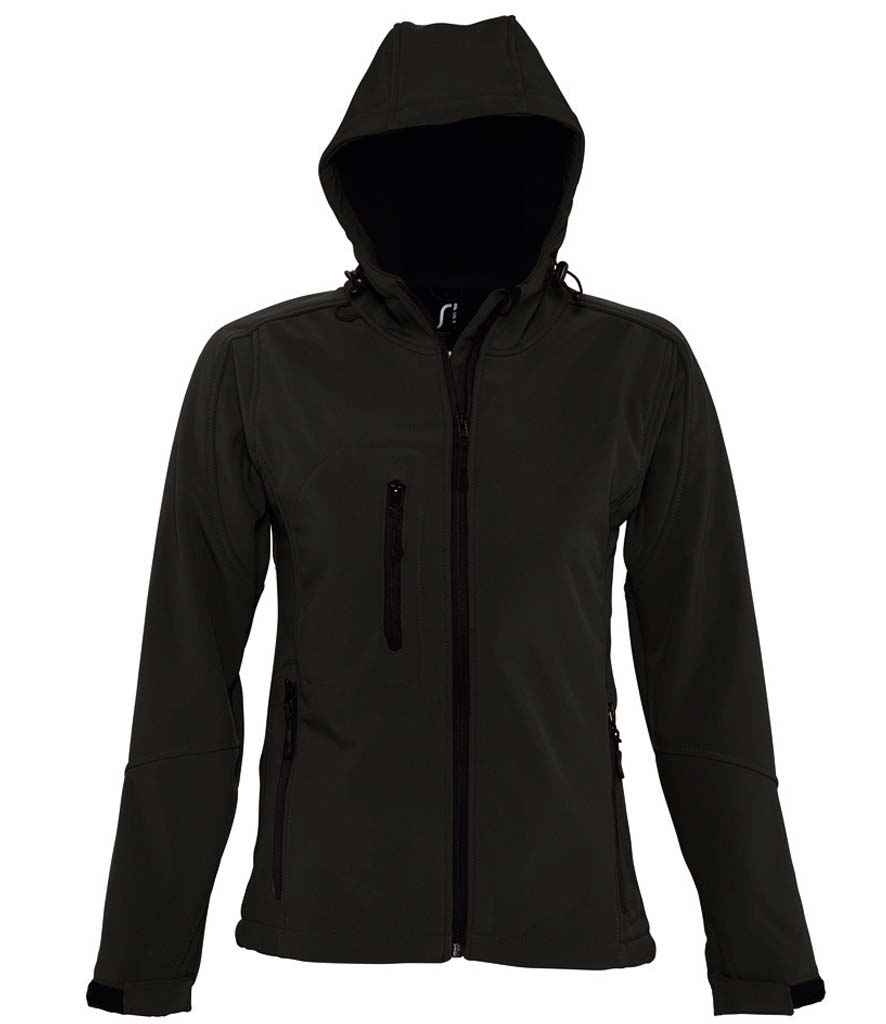SOL'S Ladies Replay Hooded Soft Shell Jacket - Image 2