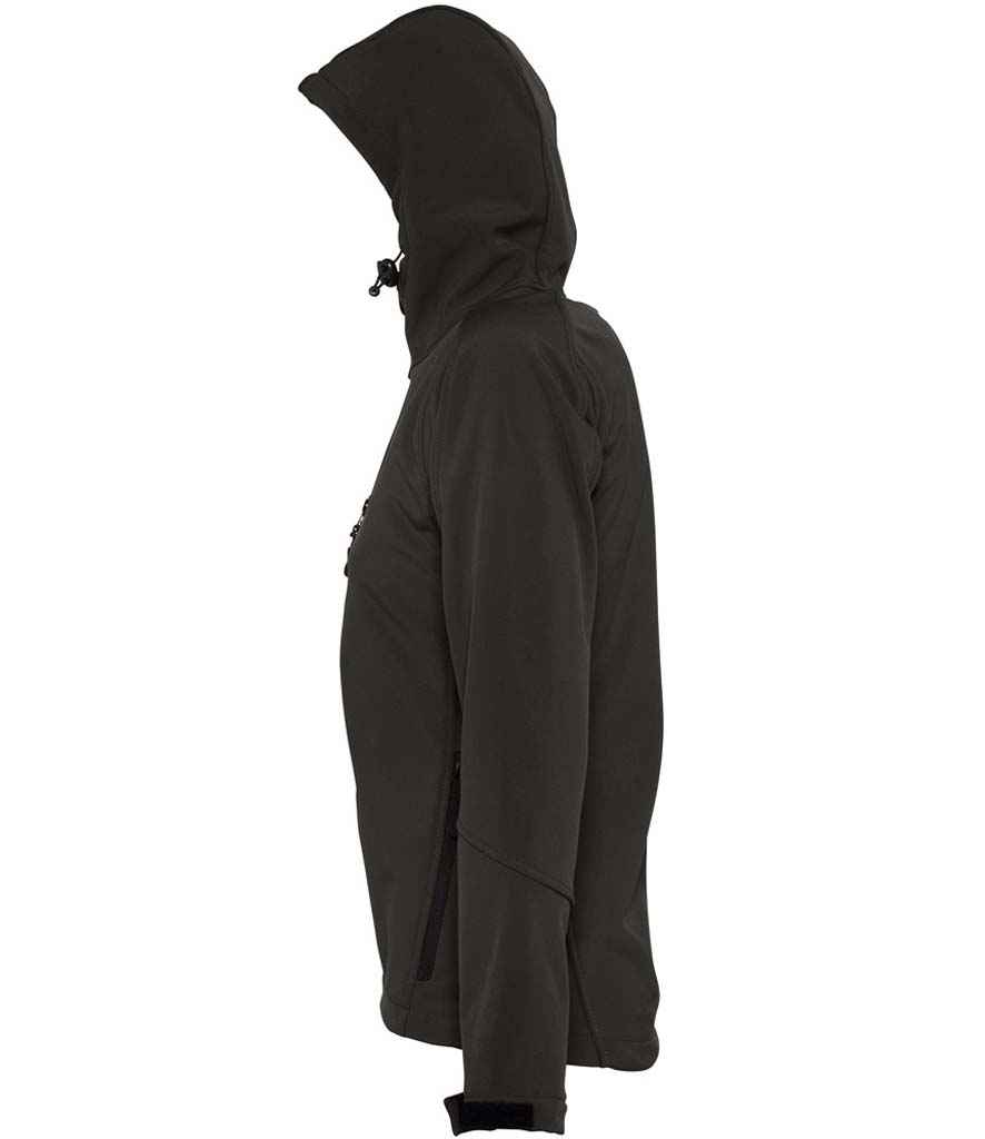SOL'S Ladies Replay Hooded Soft Shell Jacket - Image 4