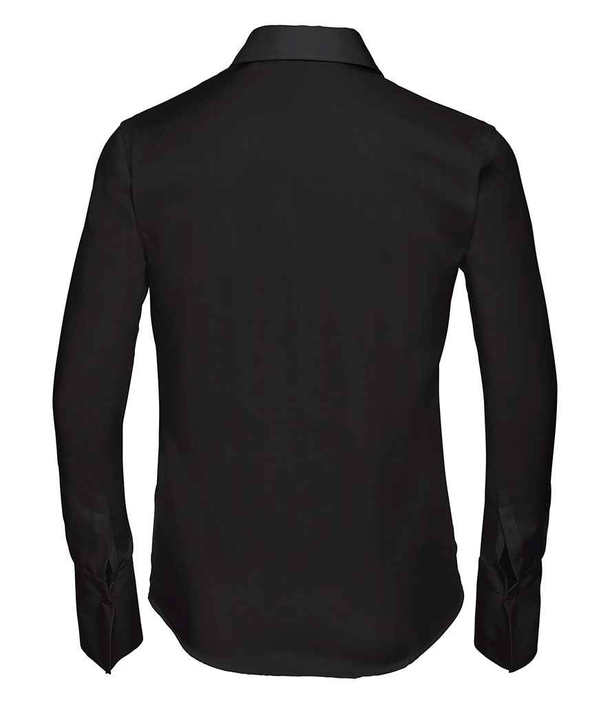 Russell Collection Ladies Long Sleeve Ultimate Non-Iron Shirt - Image 3