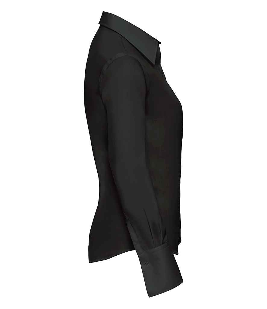 Russell Collection Ladies Long Sleeve Ultimate Non-Iron Shirt - Image 4