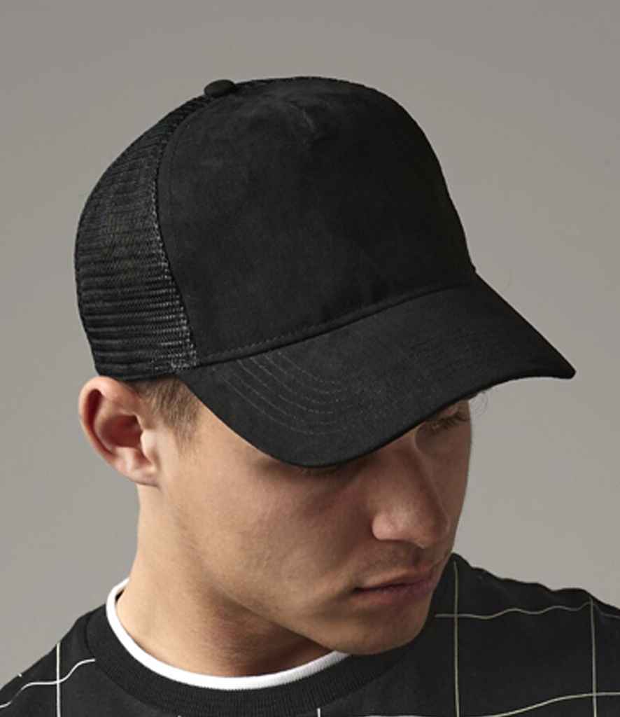 Beechfield Suede Snapback Trucker Cap