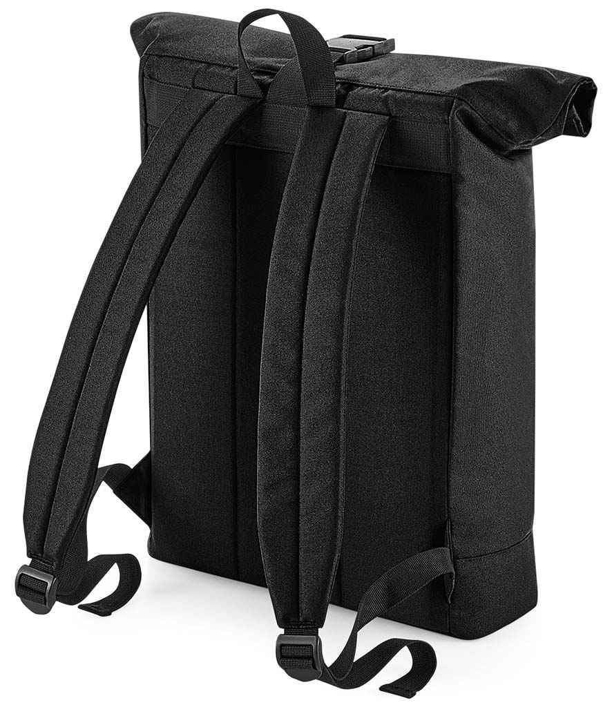 BagBase Recycled Roll-Top Backpack - Image 3