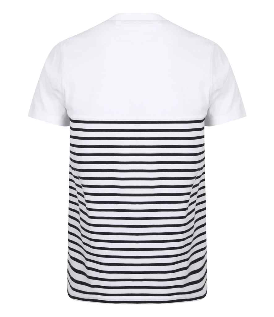 Front Row Unisex Breton Striped T-Shirt - Image 3