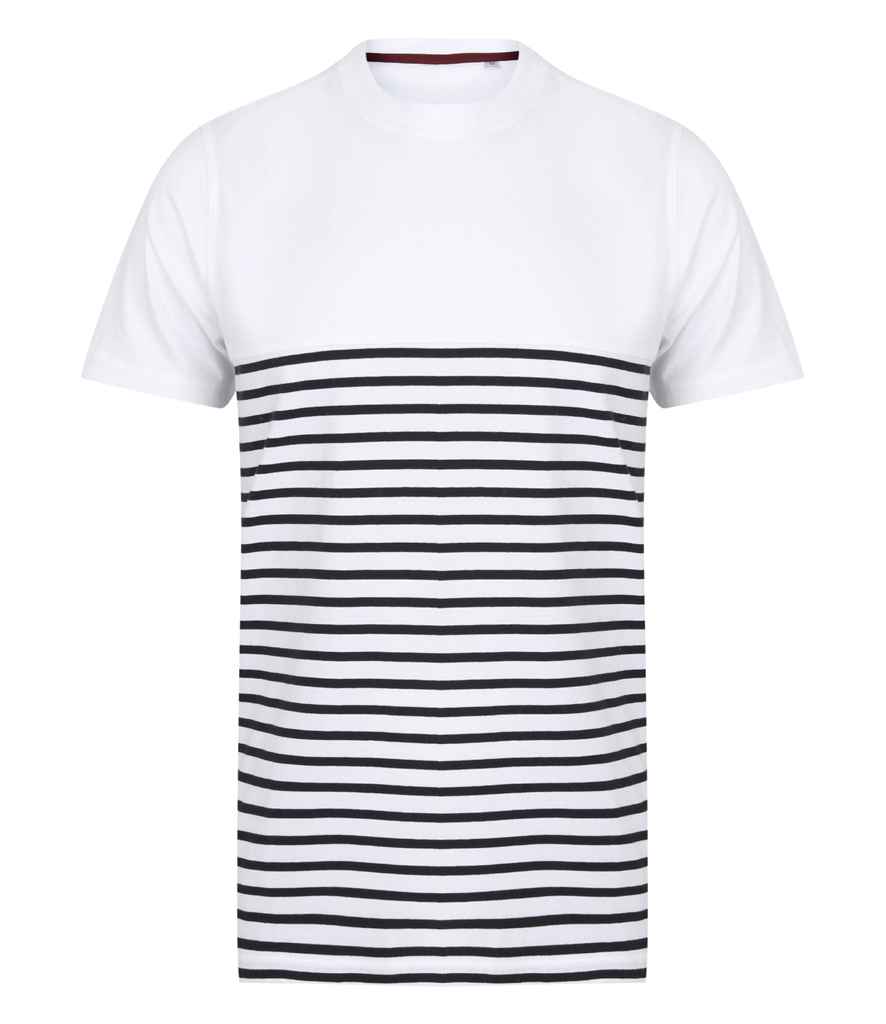 Front Row Unisex Breton Striped T-Shirt - Image 2