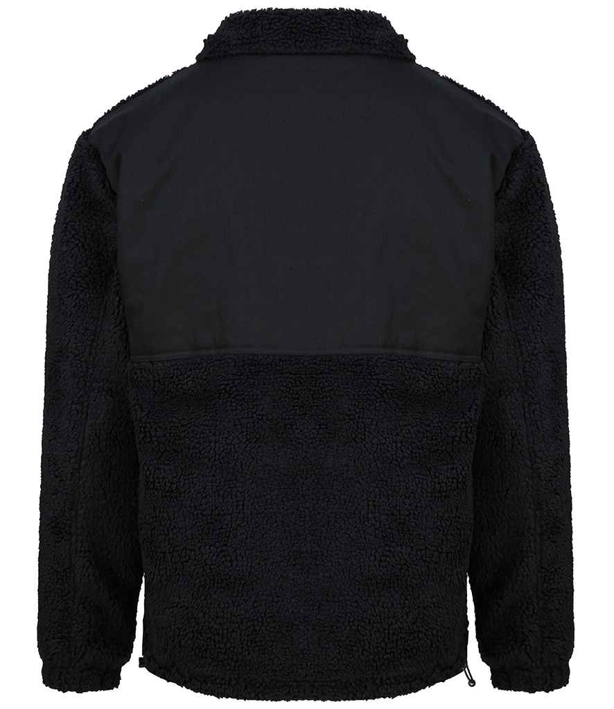 Front Row Recycled Sherpa Fleece Jacket - Image 3