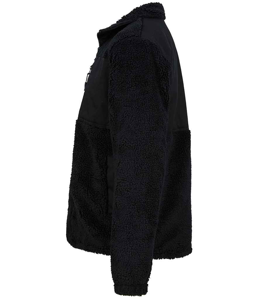 Front Row Recycled Sherpa Fleece Jacket - Image 4