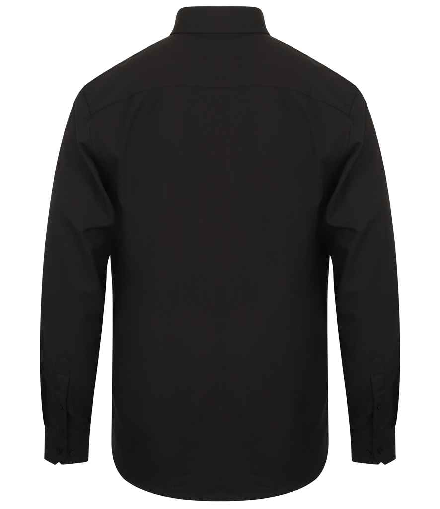 Henbury Long Sleeve Wicking Shirt - Image 3
