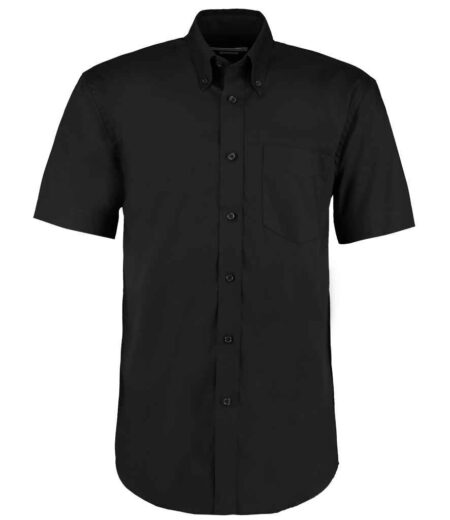 Kustom Kit Premium Short Sleeve Classic Fit Oxford Shirt