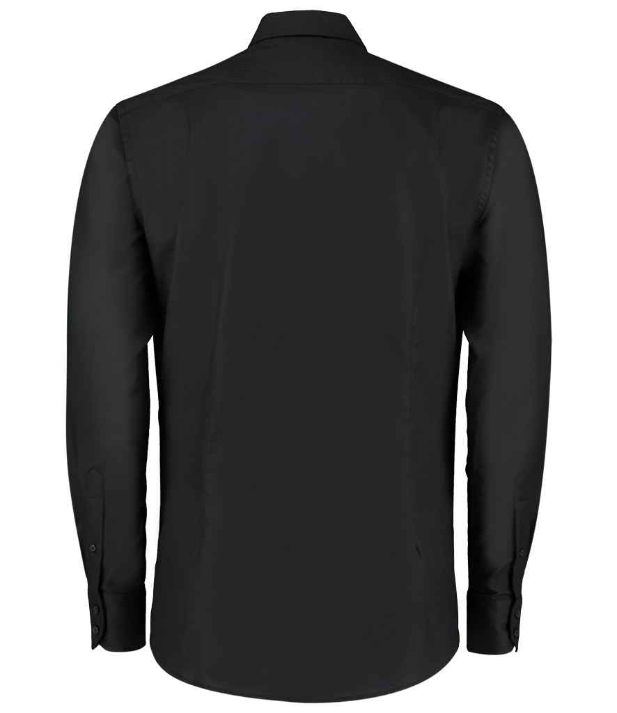 Kustom Kit Long Sleeve Slim Fit Workwear Oxford Shirt - Image 3