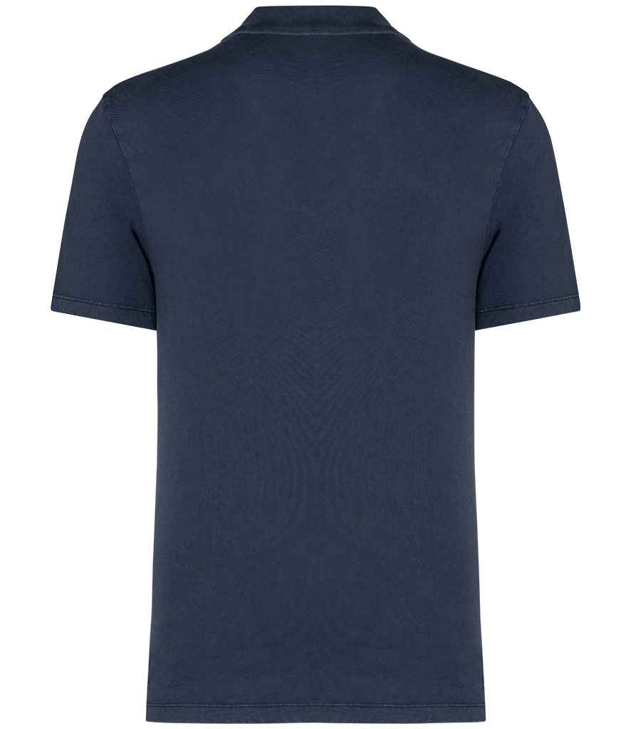 Native Spirit Washed Jersey Polo Shirt - Image 3