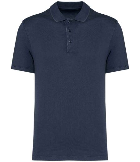 Native Spirit Washed Jersey Polo Shirt