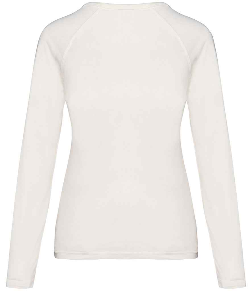 Native Spirit Ladies Raglan Long Sleeve Washed T-Shirt - Image 3
