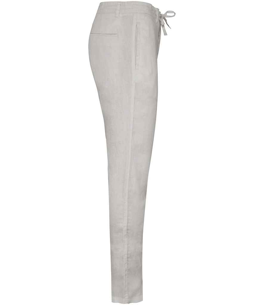 Native Spirit Faded Linen Trousers - Image 4