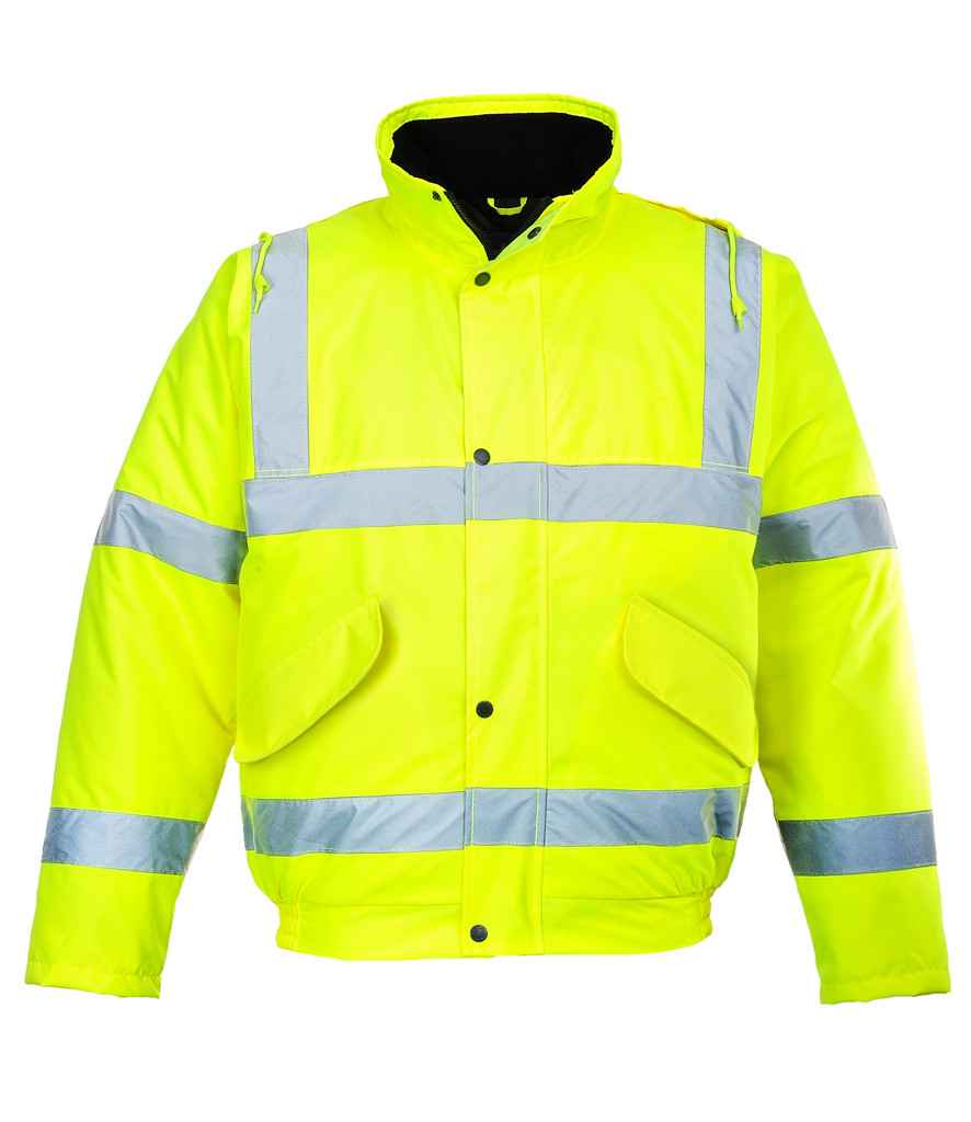 Portwest Hi-Vis Bomber Jacket - Image 2