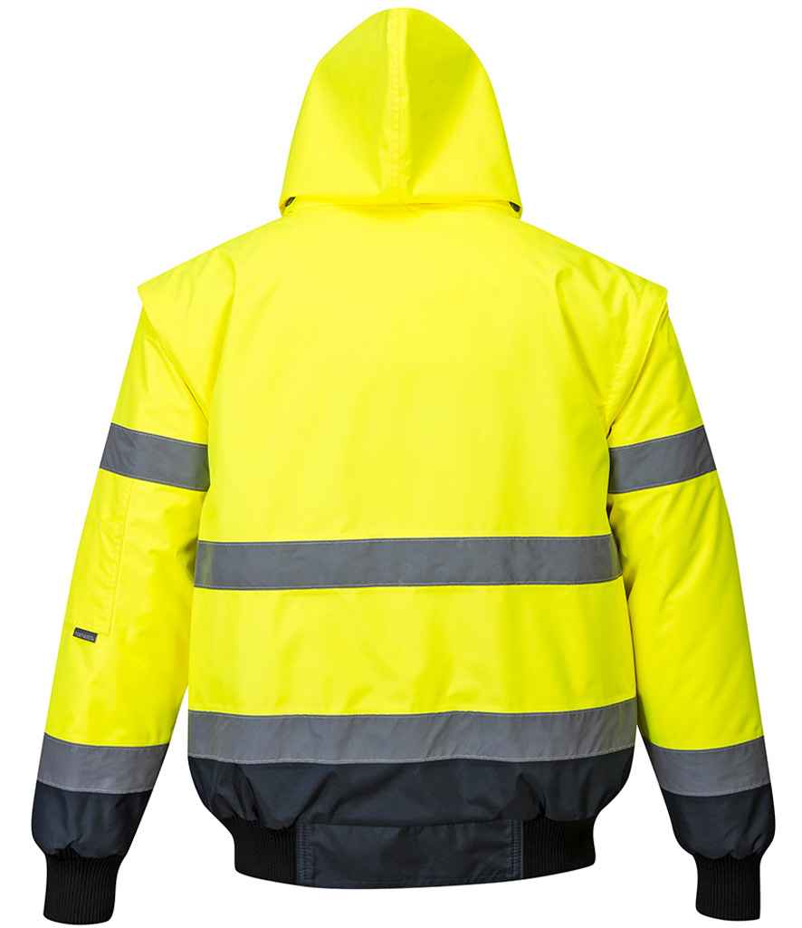 Portwest 3-in-1 Hi-Vis Bomber Jacket - Image 3