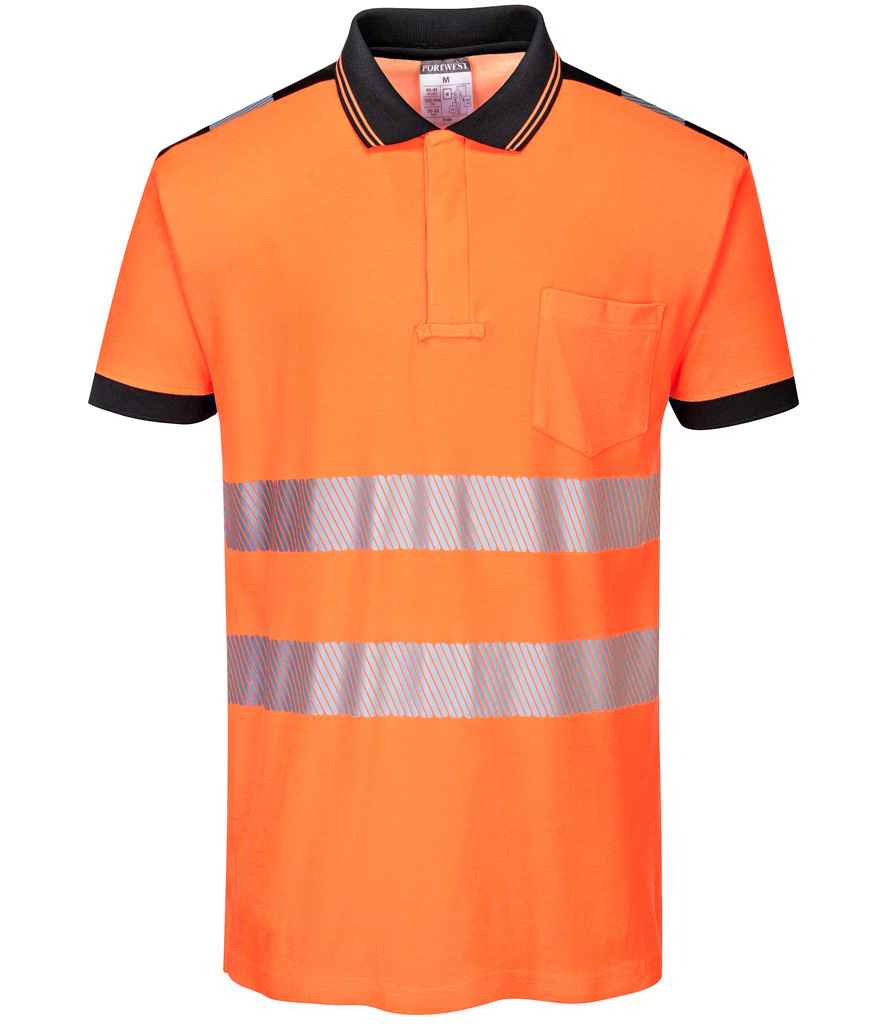 Portwest PW3 Hi-Vis Polo Shirt - Image 2
