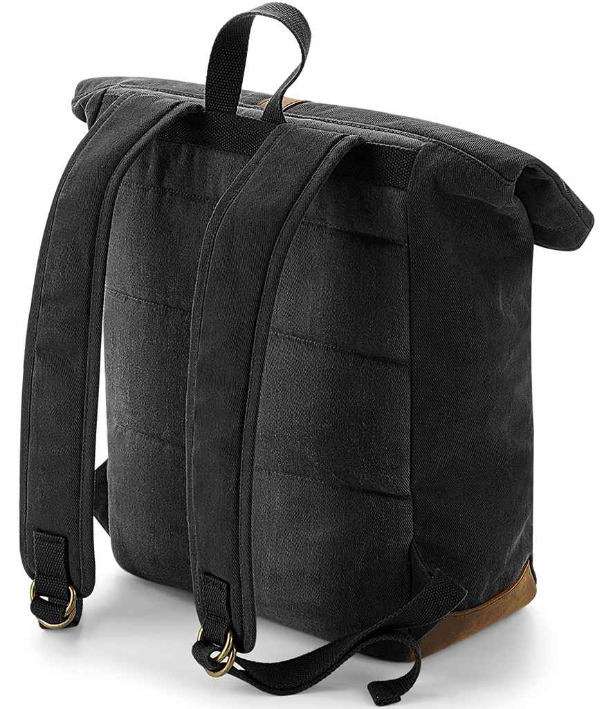 Quadra Heritage Waxed Canvas Backpack - Image 3