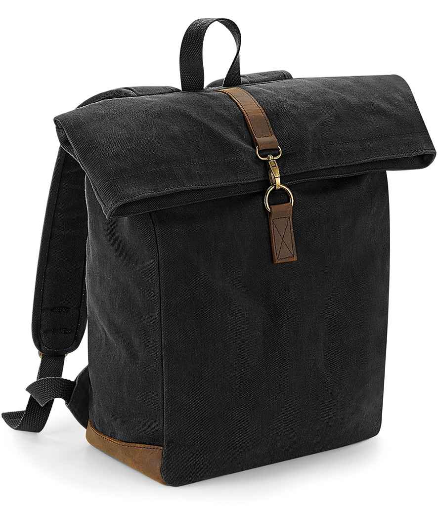Quadra Heritage Waxed Canvas Backpack - Image 2