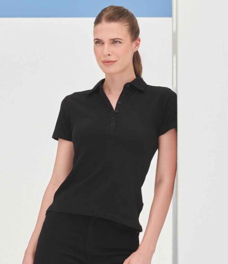 SF Clothing Ladies Stretch Pique Polo Shirt