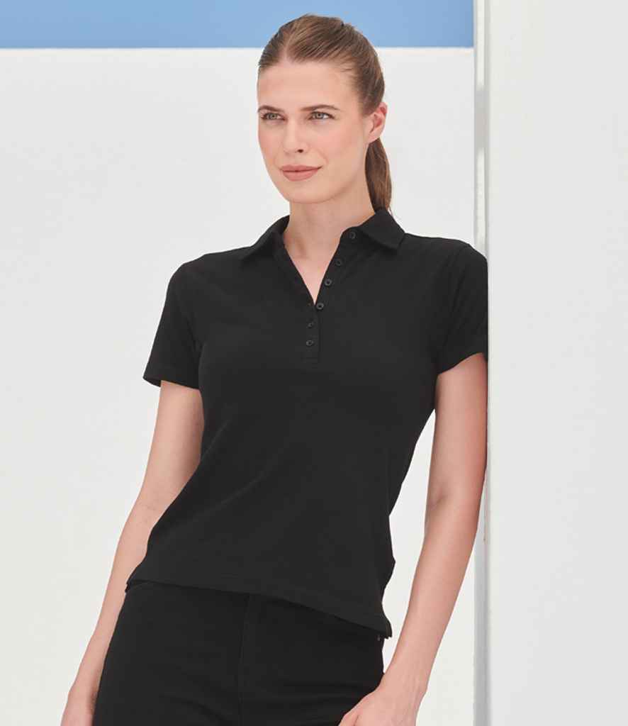 SF Clothing Ladies Stretch Pique Polo Shirt
