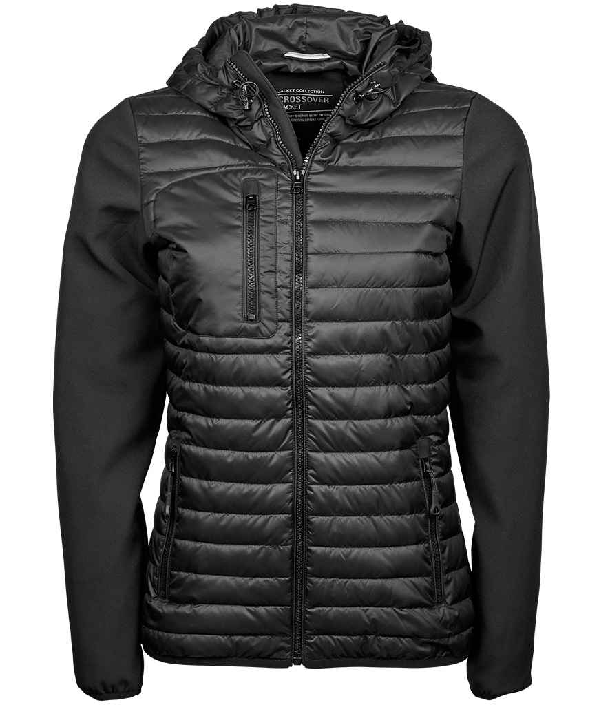 Tee Jays Ladies Crossover Hooded Jacket - Image 2