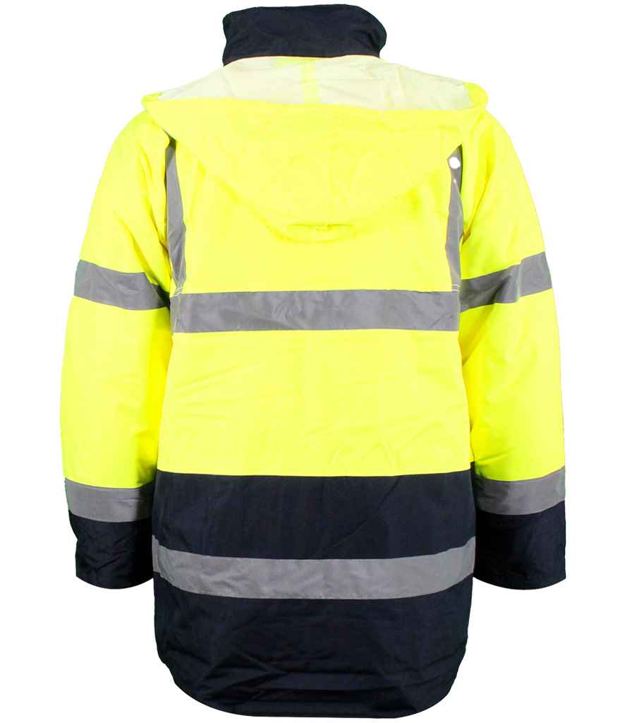 Warrior Hi-Vis Contrast Traffic Jacket - Image 3