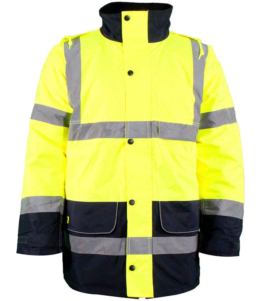 Warrior Hi-Vis Contrast Traffic Jacket - Image 2
