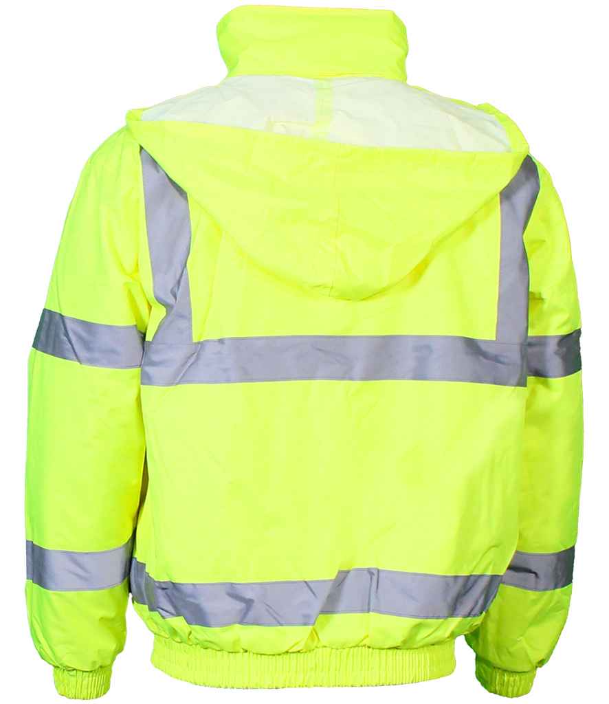 Warrior Hi-Vis Bomber Jacket - Image 3